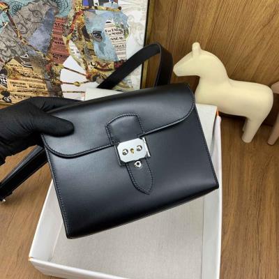 wholesale quality sac a depeches 21 box calfskin noir phw